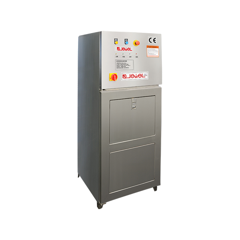 Небольшой вертикальный пресс-подборщик мусора, устойчивый к запахам