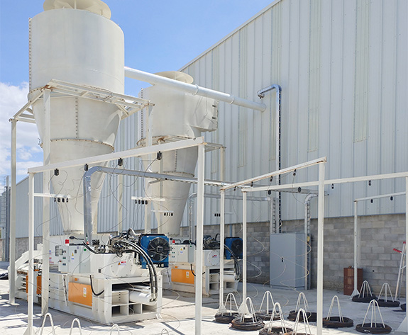 Полностью автоматическая система удаления отходов для мексиканских картонных фабрик