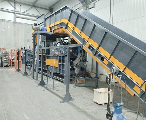 Высокоэффективное решение для пресс-подборщика картонных коробок для крупных сетевых супермаркетов в России