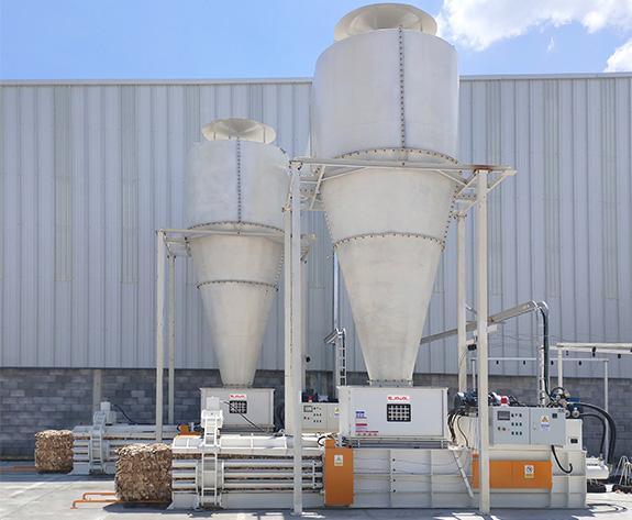 Полностью автоматическая система удаления отходов для мексиканских картонных фабрик