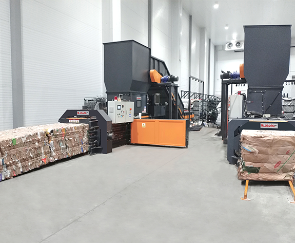 Автоматизированное решение по утилизации отходов упаковки в ведущем российском логистическом центре супермаркетов