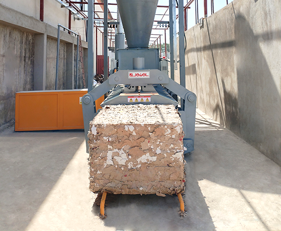 Полная автоматизированная система удаления отходов на заводе для нигерийского картонного завода